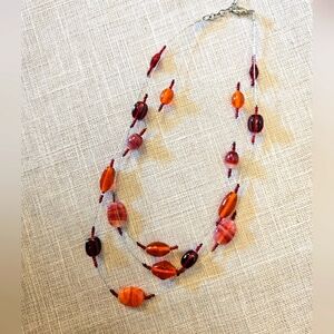 Burnt Orange Necklace